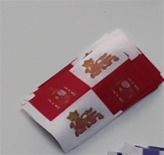 İSPANYOL İMPRATORLUK BEZ BAYRAK 20X30 MM