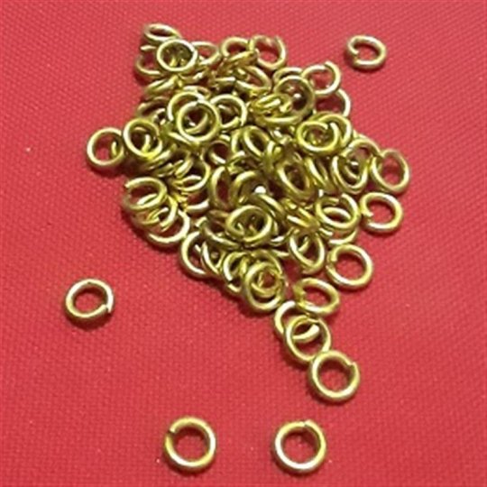 HALKA PİRİNÇ 6 MM 10 ADET