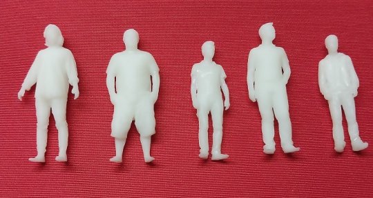 EF001 ERKEK FİGÜR 1:50 ÖLÇEK 5 ADET