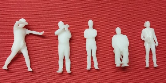 EF006 ERKEK FİGÜR 1:50 ÖLÇEK 5 ADET