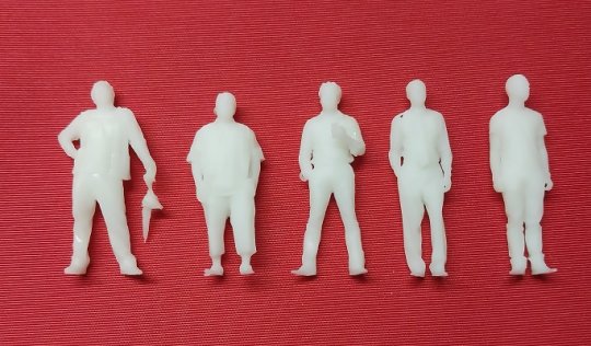 EF008 ERKEK FİGÜR 1:50 ÖLÇEK 5 ADET