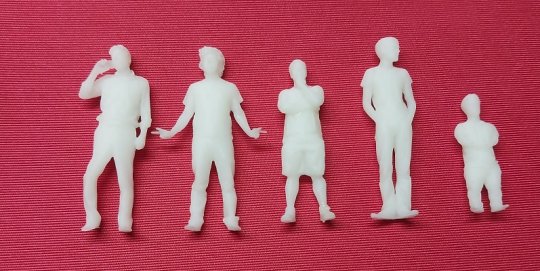 EF009 ERKEK FİGÜR 1:50 ÖLÇEK 5 ADET