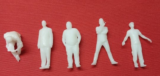 EF017 ERKEK FİGÜR 1:50 ÖLÇEK 5 ADET