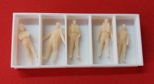 D04 DENİZCİ FİGÜR 1:75 ÖLÇEK 5 ADET