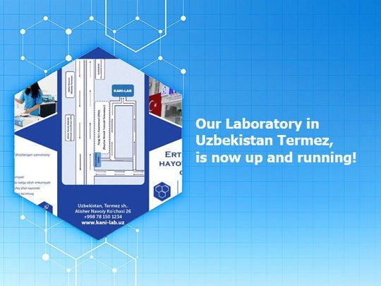 Our Laboratory in Uzbekistan Termez, is now up and running!