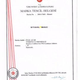 MARKA TESCİL BELGESİ