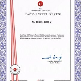 FAYDALI MODEL-PATENT BELGESİ