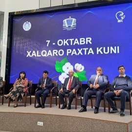 Taşkent Yatırım Bakanlığı Pamuk Günü Etkinliği