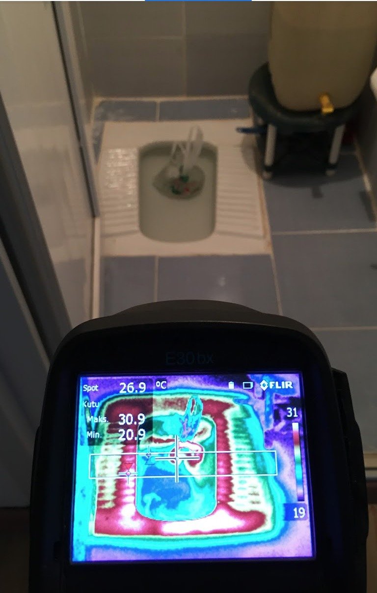 tuvalet-su-kaçaği termal kamera