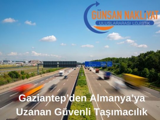 Gaziantep Uluslararası Lojistik firmaları