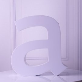 Yan Bant Beyaz Pleksi Kutu Harf