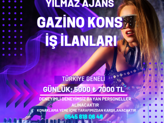 Kahramanmaraş Gazino ve Kons İş İlanları