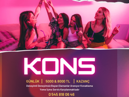 Manisa Gazino Kons İş İlanı | Güncel Gazino ve Eğlence Sektörü İş Fırsatları