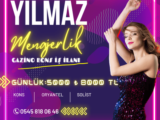 Kilis Gazino Kons İş İlanı | Güncel ve Güvenilir Kons İş Fırsatları