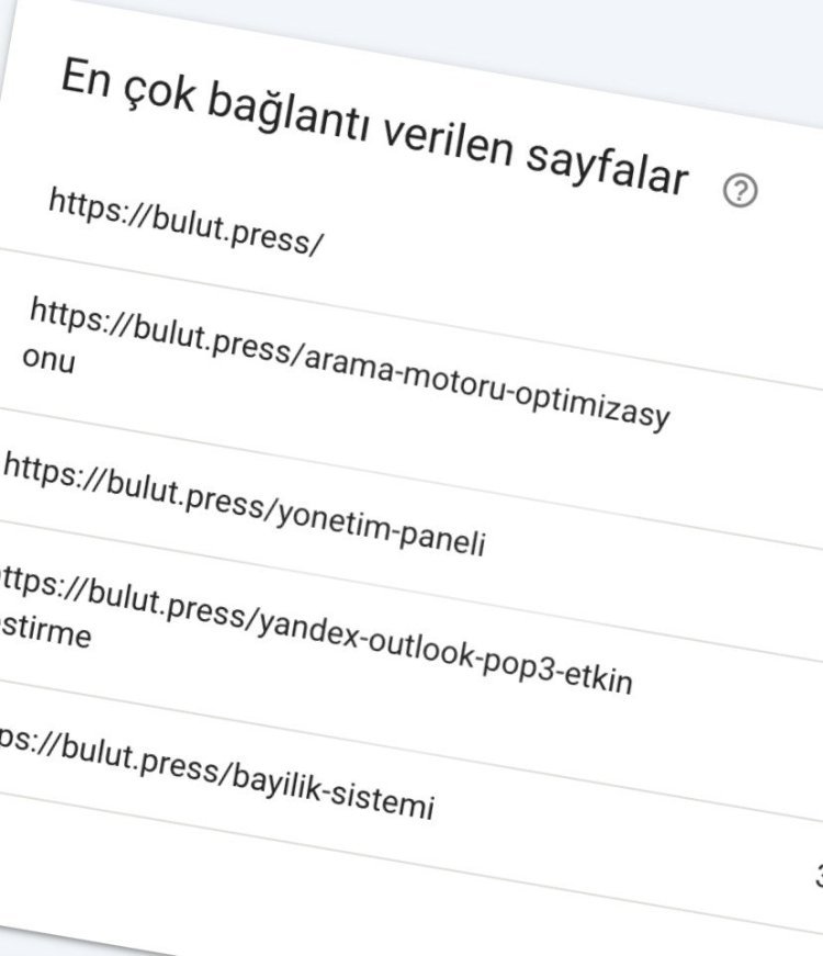 zararlı olabilecek backlinkleri analiz edin