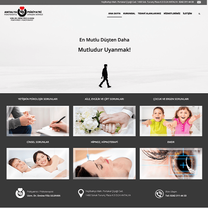 Psikiyatri-Web-Tasarım-Referansı