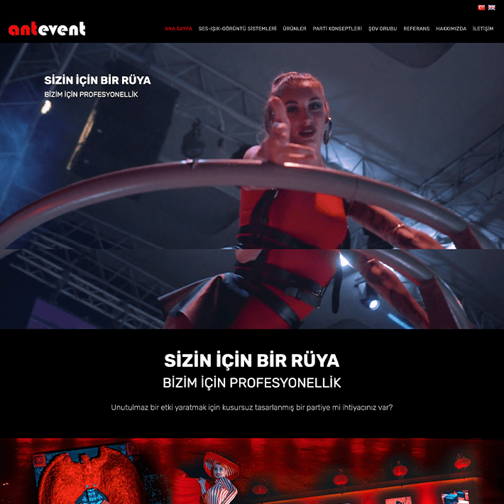 Parti-Makineleri-Web-Tasarım-Referansı