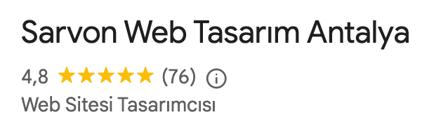 Sarvon Google Yorumları Gerçek