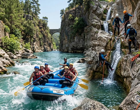 Tekirova Çıkışlı Rafting Ve Canyoning Turu 1 Günde Çifte Macera