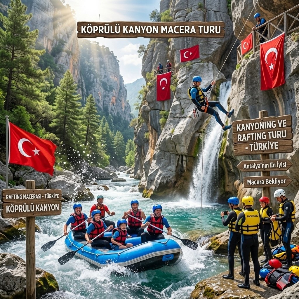 Köprülü Kanyon Da Kanyoning & Rafting Unutulmaz Bir Gün
