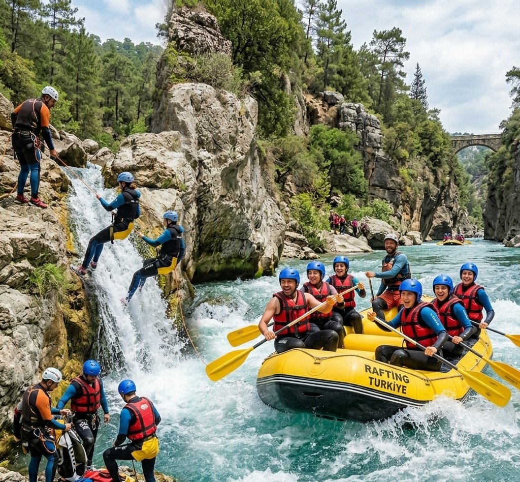 Rafting & Canyoning Turu Kumköy Çıkışlı Köprülü Kanyon Macerası