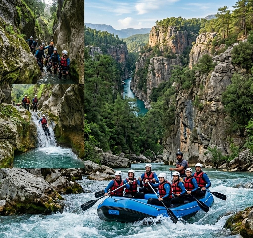 Köprülü Kanyon Canyoning & Rafting Avsallar Çıkışlı Macera Turu