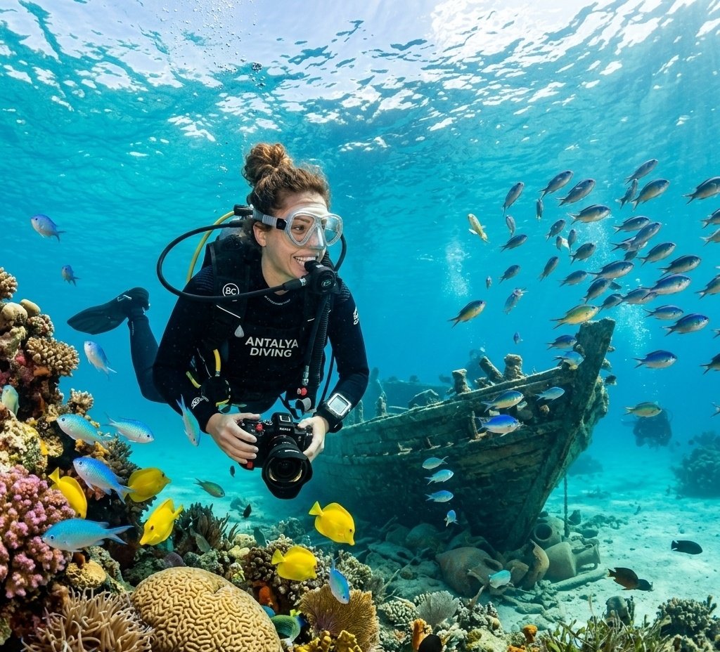 Serik Çıkışlı Scuba Diving Unutulmaz Bir Su Altı Macerası