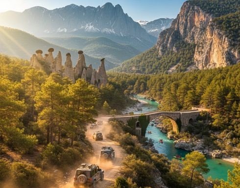 Koprulu Canyon Historical Bridges & Rafting Adventures