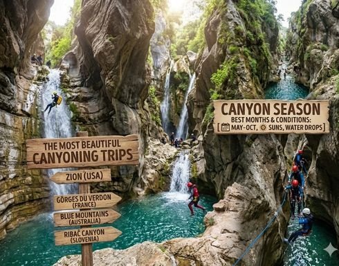 The Most Beautiful Canyoning Trips And Canyon Season
