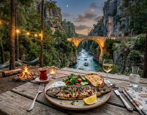 Food Options For Rafting In Koprulu Canyon