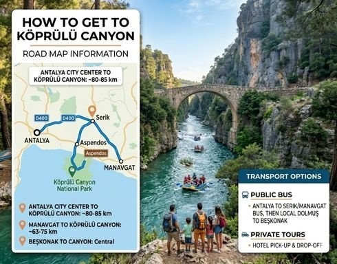 How To Get To Koprulu Canyon Road Map Information