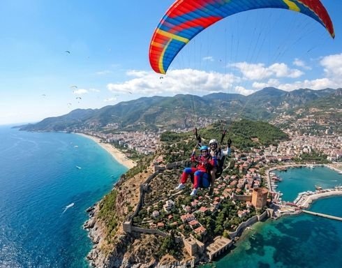 Alanya Yapaç Paraşütü Paragliding