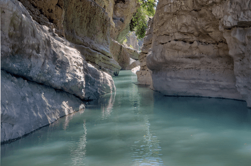 Köprülü kanyon ırmağı