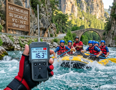 Antalya Köprülü Kanyon Rafting Su Sıcaklık Derecesi