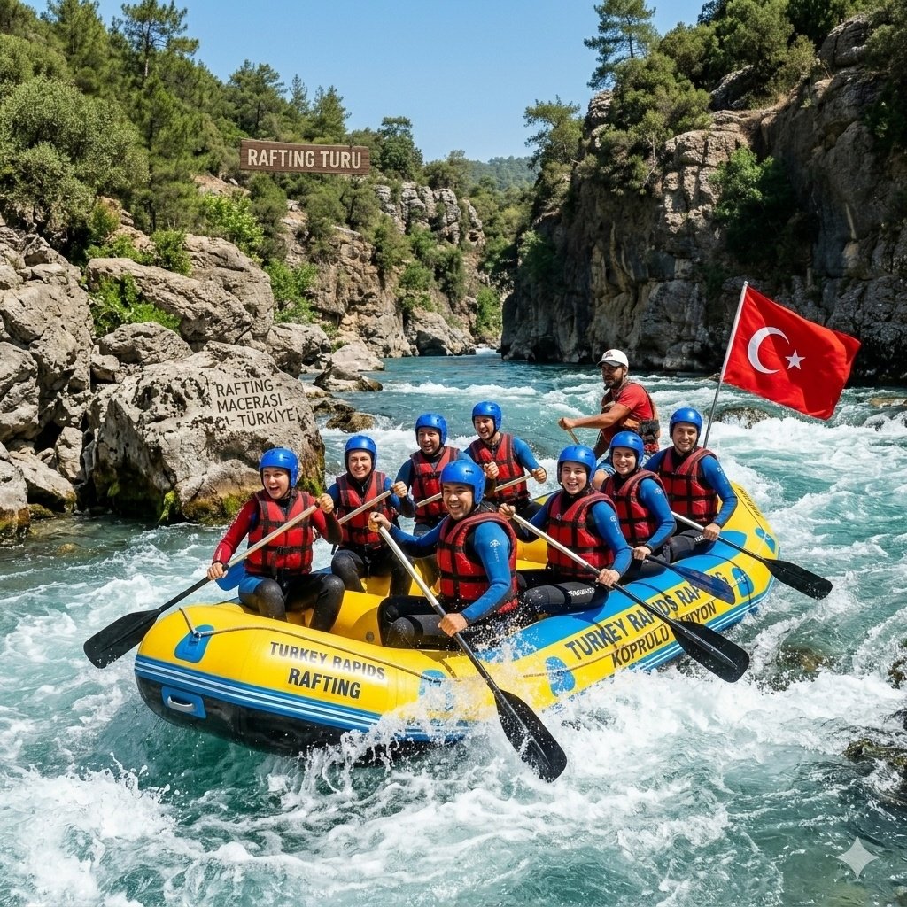 Antalya Da Adrenalin Dolu Rafting Macerası Köprülü Kanyon