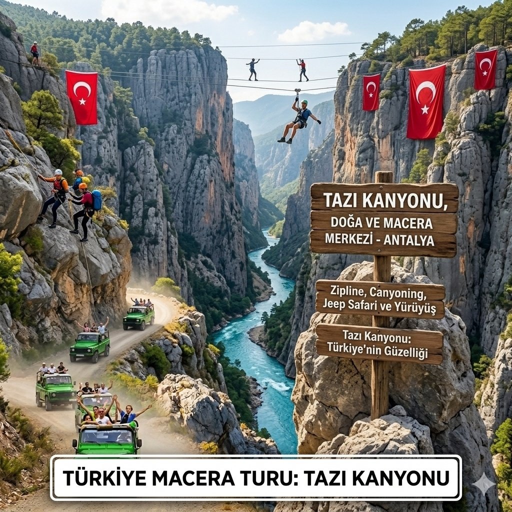 Tazı Kanyonu Turları - Antalya Nın Saklı Cennetini Keşfedin