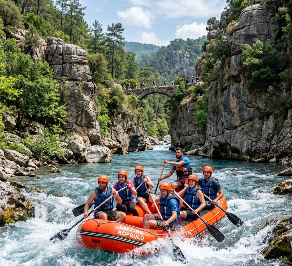 Belek Rafting Köprülü Kanyon Turu - Macera Ve Eğlence