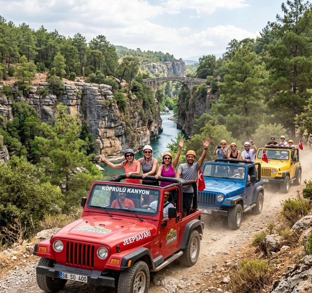 Türkler Jeep Safari Turu Köprülü Kanyon Da Macera