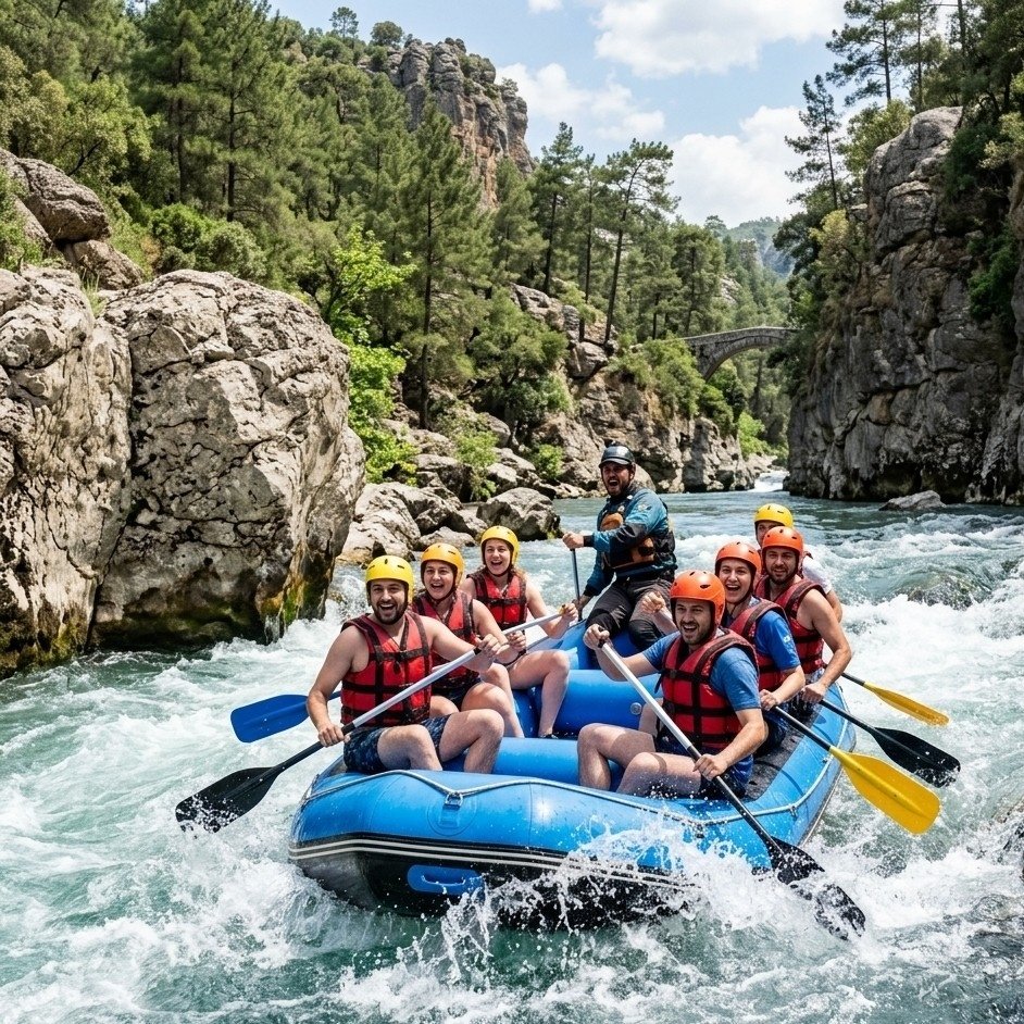 Rafting Туры В Анталии - Лучший Рафтинг В Каньоне Кёпрюлю