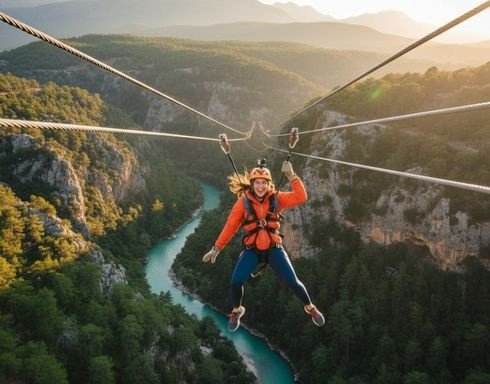 Tazı Kanyonu Zipline Rekor Hatlarda Adrenalin Dolu Macera