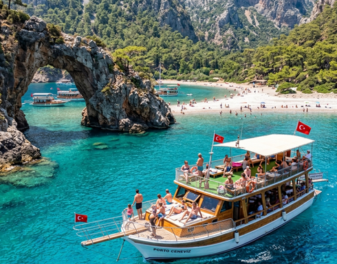 Porto Ceneviz, Sazak, Akseki Antalya Nın Gizli Koyları