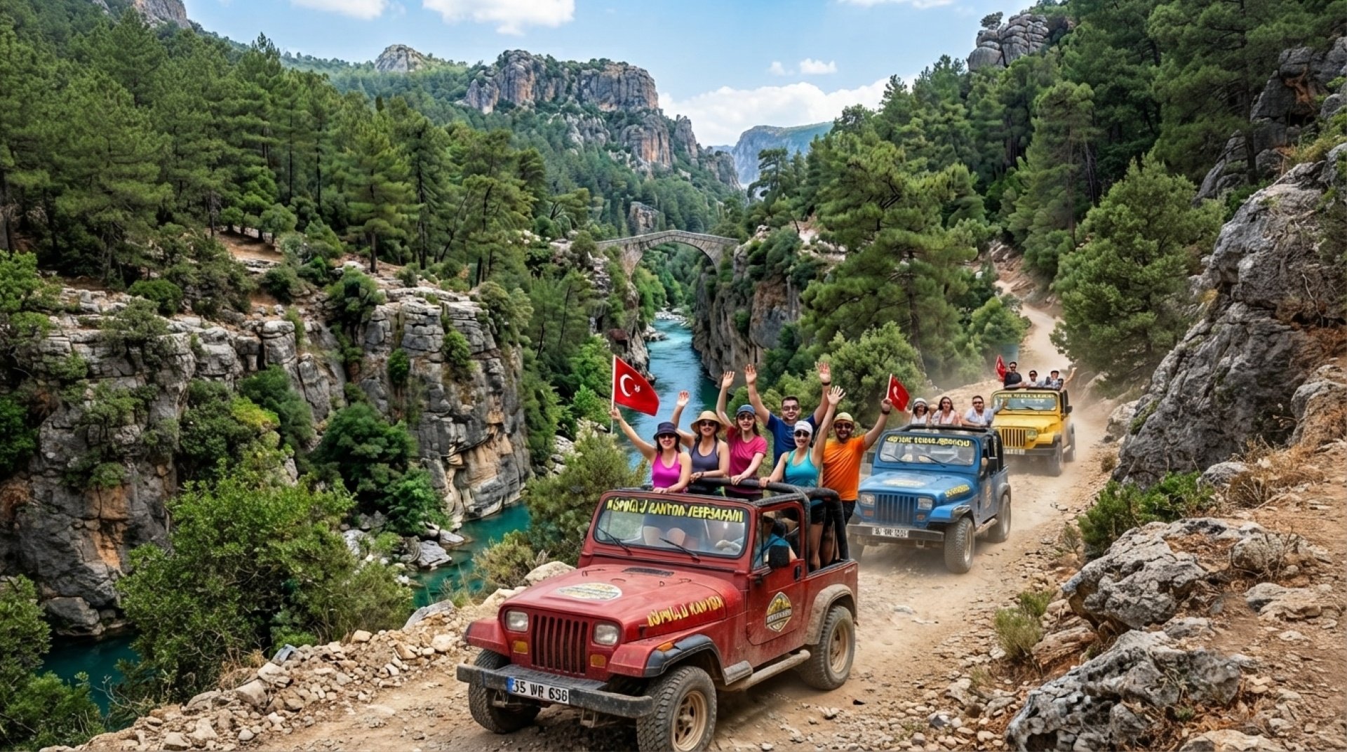 Antalya Jeep Safari Rafting Tour