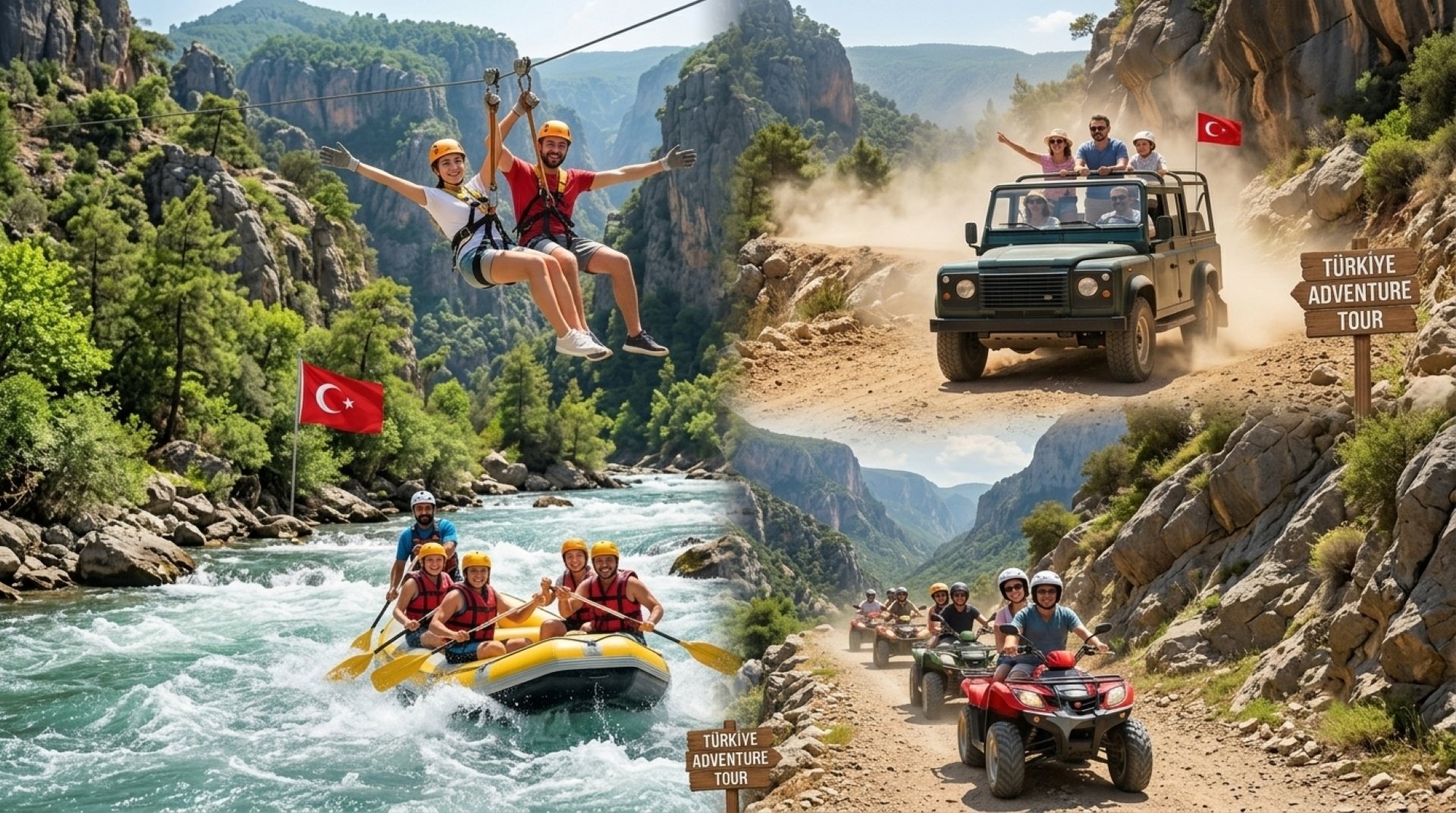 Rafti̇ng Zipline Tour