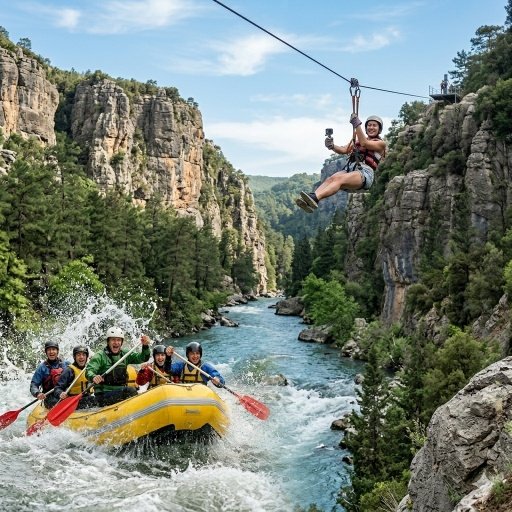 Rafting & Zipline Package