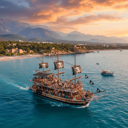 Antalya Pirate Boat Tour & Trips