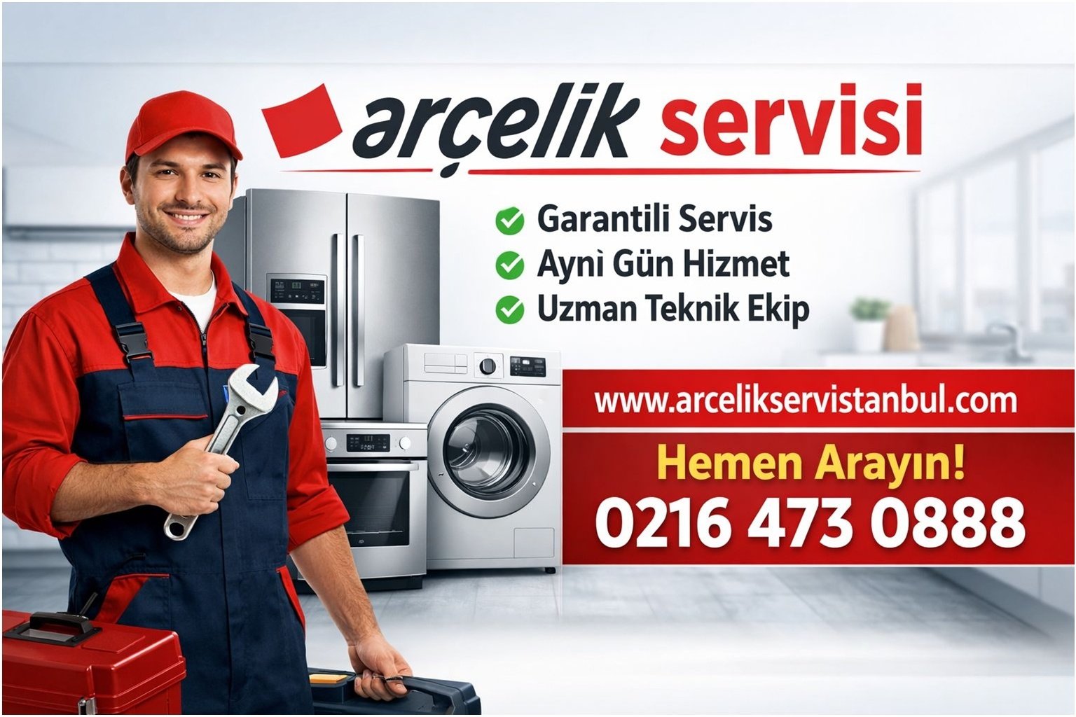 Arçelik Yetkili Servis İstanbul