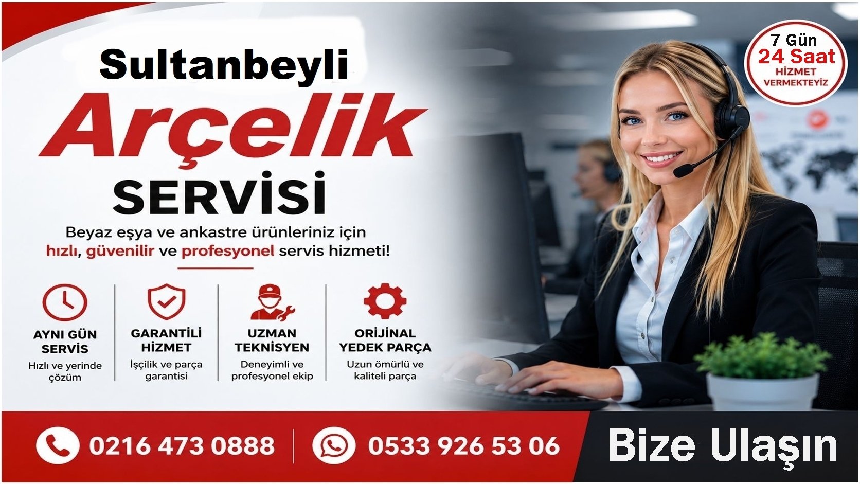 Sultanbeyli Arçelik Servisi İletişim