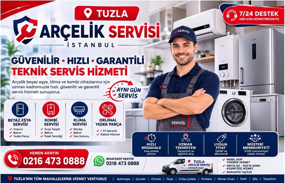 Tuzla Arçelik Servisi