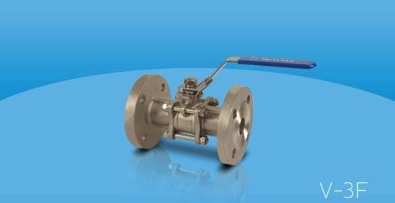 V-3F Üç Parçalı Flanşlı Paslanmaz Çelik Küresel Vana