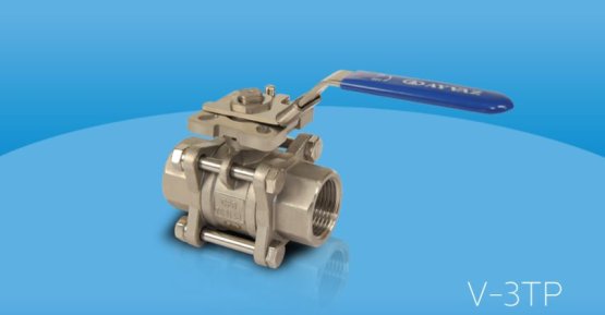 V-3TP Aktüatör Üç Parçalı Paslanmaz Çelik Küresel Vana